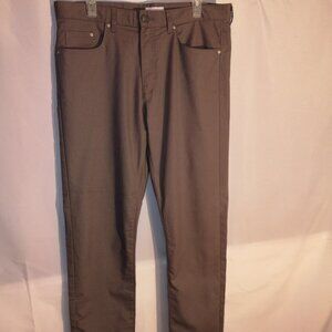 Calvin Klein Men's Size 34/32 Slim Fit Straight Leg Grey Casual / Dress Pants